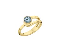 Melano Twisted ring Taheera gold