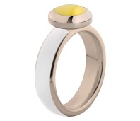 Melano Vivid ring rose gold - white