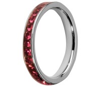 Melano Stainless Steel Friends  ring stainless steel amathyst