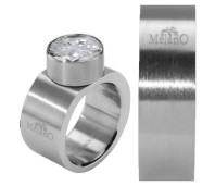 Melano Stainless Steel ring 8 mm vlak model