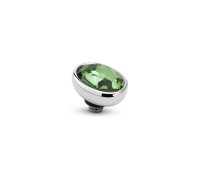 Melano Twisted zetting Misty CZ stone lime
