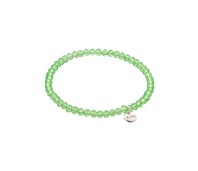 Biba armband crystal bright green 