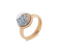 Melano Globe ring rose gold