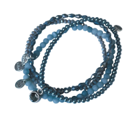 Biba armbanden set 15 grey
