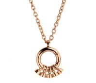 Melano Twisted collier Tasha rose gold