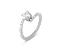Melano Twisted ring Tegan CZ