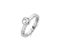 Melano Twisted ring wave stainless steel