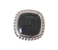 Sample Kosmic by Melano zetting Bali gem framed green goldstone