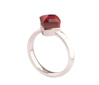 Melano Cubic ring stainless steel