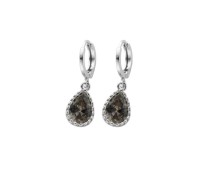 Biba oorbellen 81700 black diamond