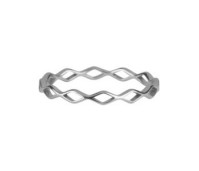 Charmins steel ring ace chain