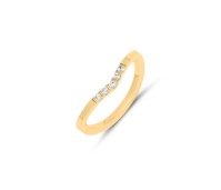 Friends ring Charlie CZ gold
