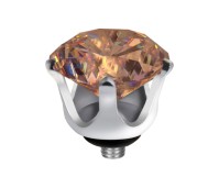 Melano Twisted zetting crown champagne