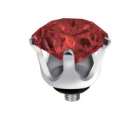 Melano Twisted zetting crown china red
