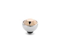 Melano Twisted zetting Swarovski crystal rose gold 6 mm