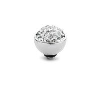 Melano Twisted zetting shiny stone crystal 8 mm