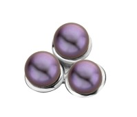 Enchanted freshwater pearl tripple purple