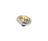 Melano Twisted zetting oval 10 mm golden shadow