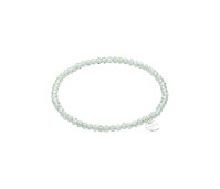 Biba armband crystal transparant groen 3 mm
