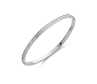 Melano Friends armband hinged CZ stainless steel