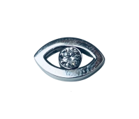 Sample Melano Twisted zetting eye crystal CZ