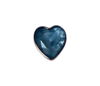 Sample Melano Twisted zetting heart milky blue rose gold