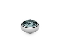 De Sesto top van Qudo is een wat stoerdere top met een schitterende Swarovski steen in de kleur indian sapphire!