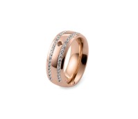 Qudo Interchangeable ring Lecce rose gold