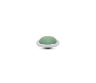 Melano Vivid zetting frosted glass lime green rounded 12 mm