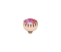 Qudo Interchangeable top London 8 mm lotus pink delight rose gold 