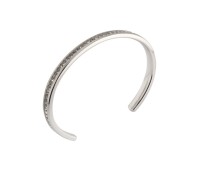 Melano side bangle stainless steel
