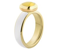 Melano Vivid ring gold - white