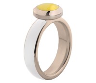 Melano Vivid ring rose gold - white