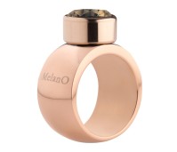 Melano Stainless Steel ring rose 12 mm rond model