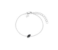 Melano Friends armband mini marquise black