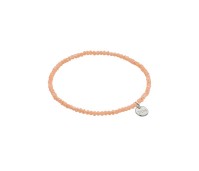 Biba armband crystal neon oranje 1 mm
