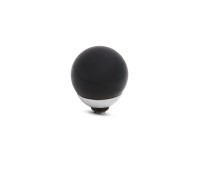Melano Twisted zetting gemstone ball onyx 12 mm