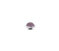 Melano Vivid zetting frosted glass pearl pink 10 mm