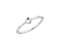 Melano Twisted ring Petite stainless steel