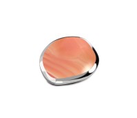 Kosmic by Melano shaped disk stone red line agate