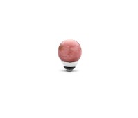 Melano Twisted zetting gemstone ball rhodonite 8 mm