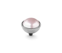 Qudo Interchangeable top Bottone 11,5 mm rosaline pearl
