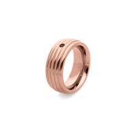 Qudo Interchangeable ring Sanza rose gold
