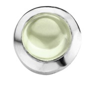 Enchanted round cabochon light green