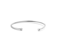 Melano Twisted armband open stainless steel
