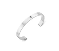 Melano Twisted armband wide stainless steel