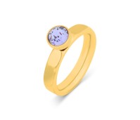 Melano Twisted ring Tine gold