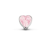 Twisted zetting heart milk pink
