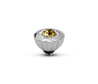 Melano Twisted zetting ribbed CZ champagne