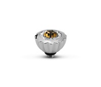 Melano Twisted zetting ribbed CZ coffee